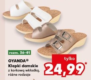 Klapki damskie 36-41 Oyanda promocja w Kaufland