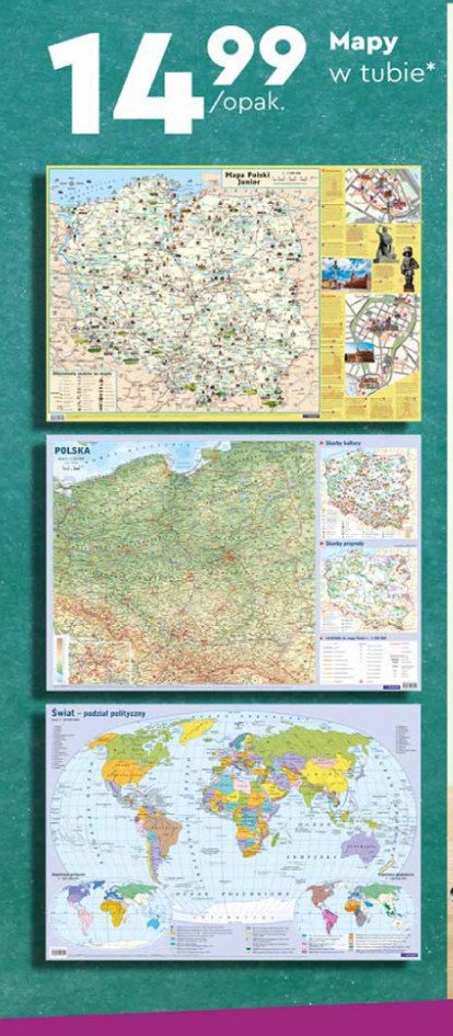 Mapa polski w tubie promocja