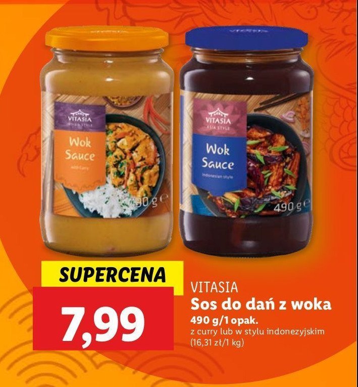 Sos curry Vitasia promocja