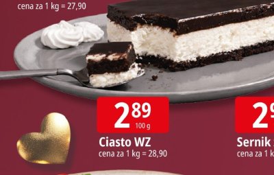 Ciasto WZ promocja w Leclerc
