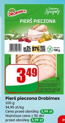 Pierś pieczona  promocja w Dino