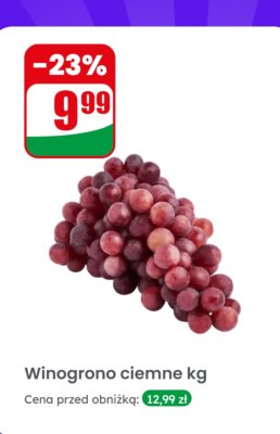 Winogrono ciemne kg promocja w Dino