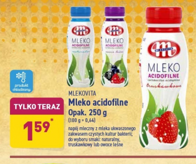 Mleko acidofilne naturalne Mlekovita promocja