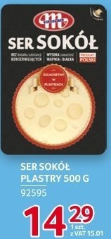 Ser sokół plastry Mlekovita 500g promocja w Selgros
