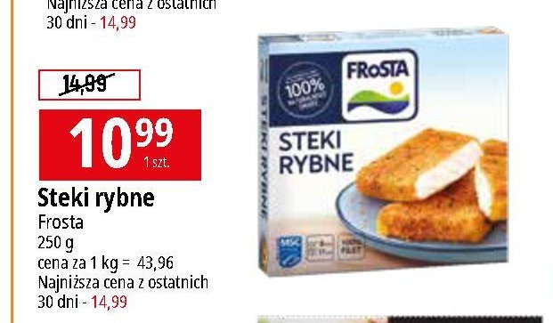 Steki rybne z fileta Frosta promocja