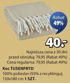 Koc TUSENFRYD promocja w Jysk