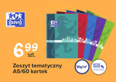 Zeszyt a4/60 k. angielski Oxford promocja