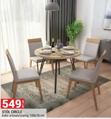 Stół CIRCLE 100x76 cm promocja w Merkury Market