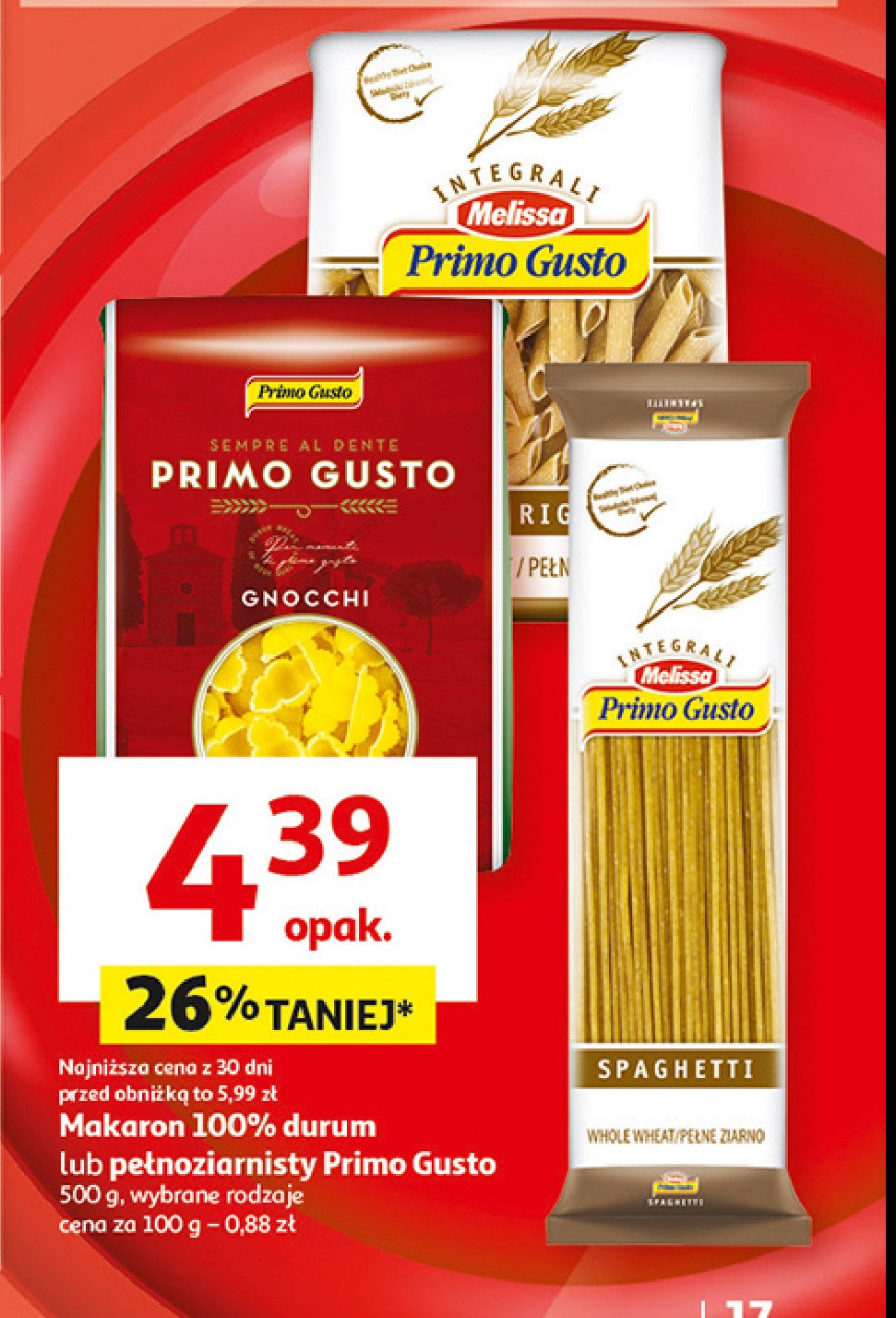 Makaron penne Primo gusto promocja