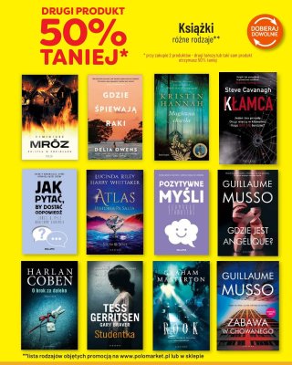 Książka różne rodzaje drugi produkt -50% promocja w POLOmarket