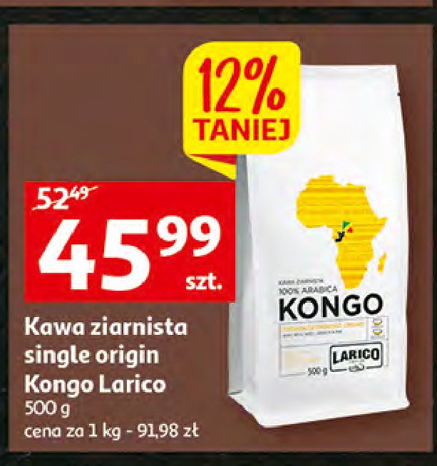 Kawa kongo Larico coffee promocja