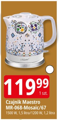 Czajnik Maestro MR-068-Mosalc/67 promocja w Leclerc