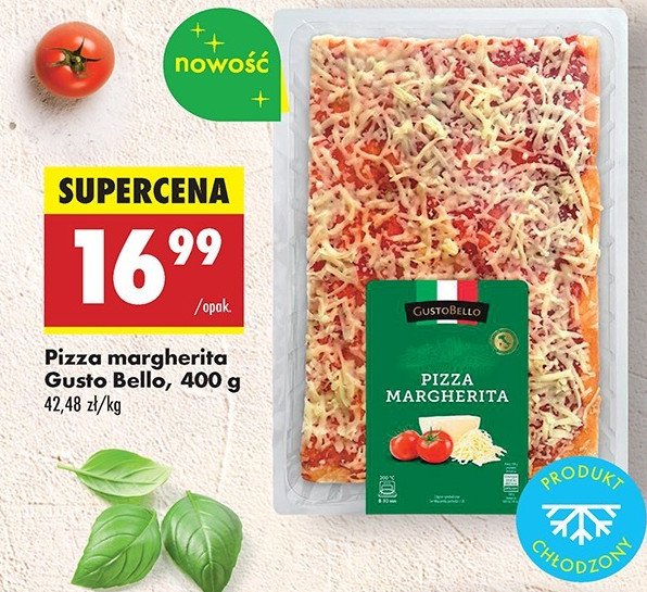 Pizza margherita Gustobello promocja w Biedronka