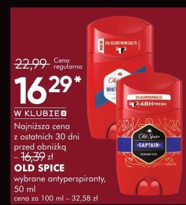 Antyperspiranty OLD SPICE wybrane antyperspiranty promocja w Super-Pharm