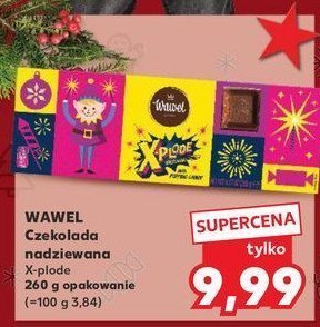 Czekolada WAWEL X-PLODE promocja