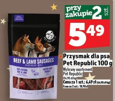 Przysmak dla psa Pet Republic 100g promocja w TOPAZ