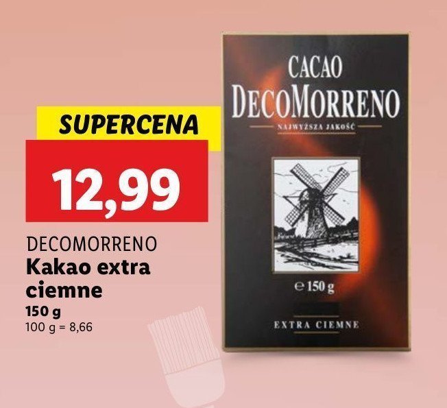 Kakao extra ciemne Decomorreno promocja