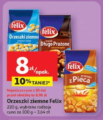 Orzeszki ziemne Felix 220 g, wybrane rodzaje promocja w Auchan