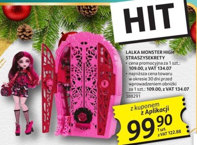 Lalka Monster High Drakuzyskrety promocja w Selgros