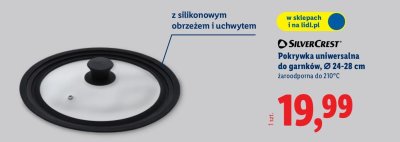Pokrywka uniwersalna do garnków Ø 24-28 cm promocja w Lidl