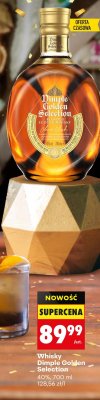 Whisky Dimple Golden Selection promocja w Biedronka