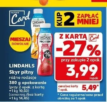 Jogurt skyr wanilia Lindahls protein promocja