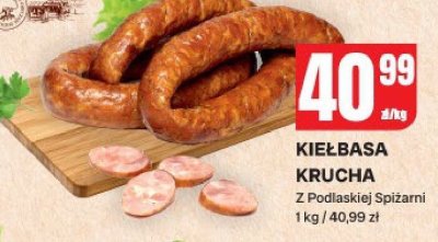 Kiełbasa krucha Z Podlaskiej Spiżarni promocja w Chorten