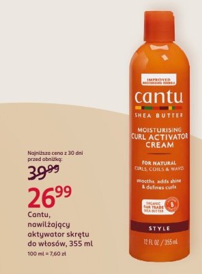 Nawilżający aktywator skrętu do włosów Moisturising Curl Activator Cream promocja w Rossmann