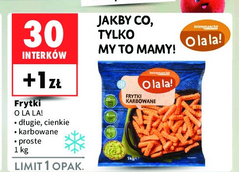 Frytki długie cienkie O la la! promocja