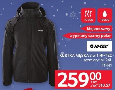 Kurtka męska 3 w 1 HI-TEC promocja w Selgros