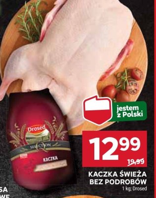 Kaczka świeża bez podrobów Drosed promocja w Stokrotka