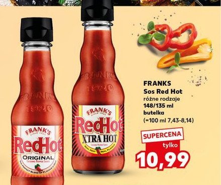 Sos oryginalny Frank's red hot promocja w Kaufland