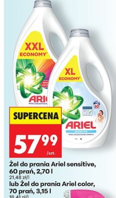 Żel do prania Ariel color promocja w Biedronka