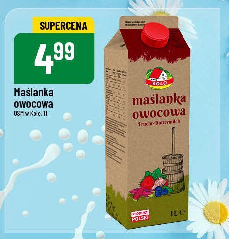 Maślanka owocowa Osm koło promocja