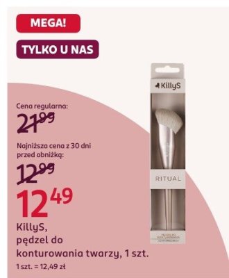 Pędzel do konturowania twarzy KillyS, 1 szt. promocja w Rossmann