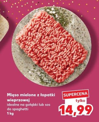 Mięso mielone z łopatki promocja w Kaufland