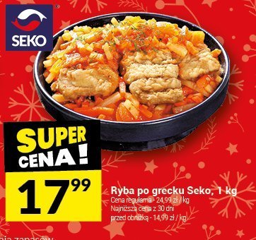Ryba po grecku Seko, 1 kg promocja w Twój Market