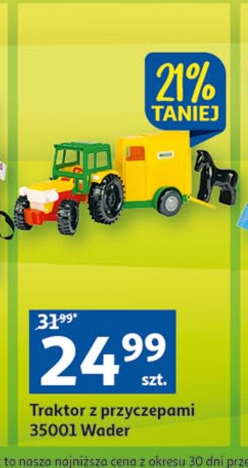 Traktor z przyczepą 35001 Wader promocja