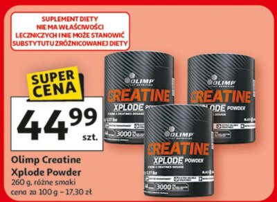 Creatine Xplode Powder Olimp 260g, różne smaki promocja w Auchan