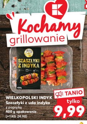 Szaszłyki z uda indyka z papryką Wielkopolski indyk promocja