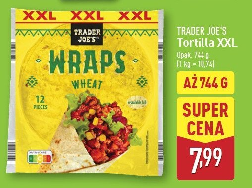 Wrapsy pszenne 12 szt Trader joe's promocja