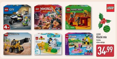 Klocki mix LEGO - różne rodzaje promocja w Aldi