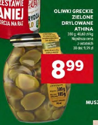 Oliwki greckie zielone drylowane Athina promocja w Stokrotka