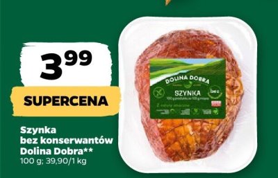 Szynka bez konserwantów promocja w Netto