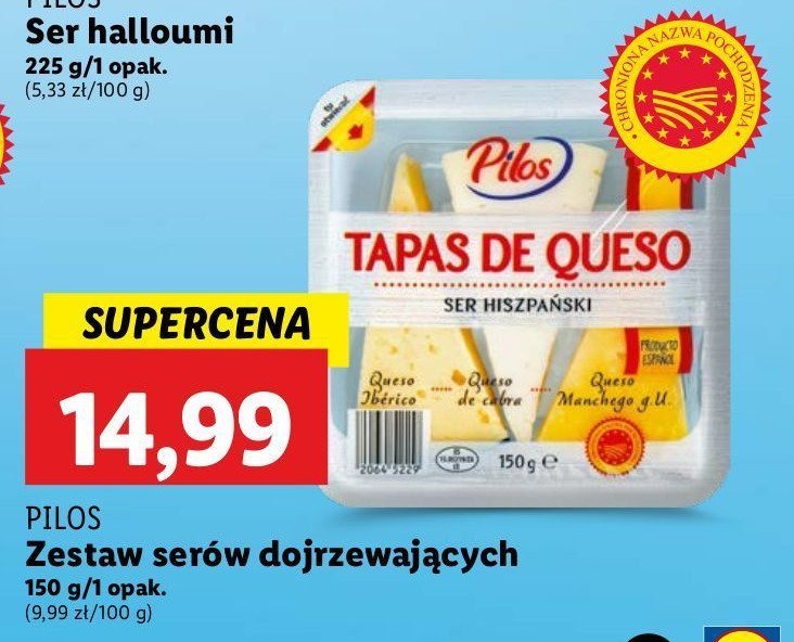 Zestaw serów hiszpańskich Pilos promocja