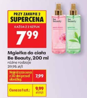 Mgiełka do ciała Be Beauty, 200 ml promocja w Biedronka