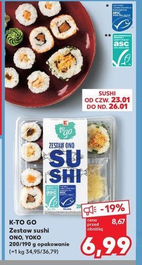 Sushi ono K-classic togo promocja