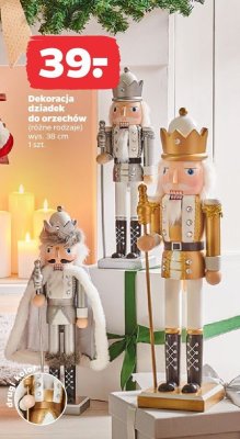 Dekoracja dziadek do orzechów, różne rodzaje promocja w Netto