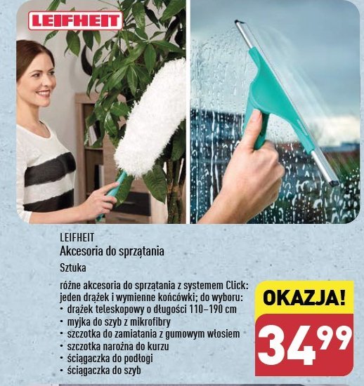 Myjka do szyb z mikrofibr膮 Leifheit promocja