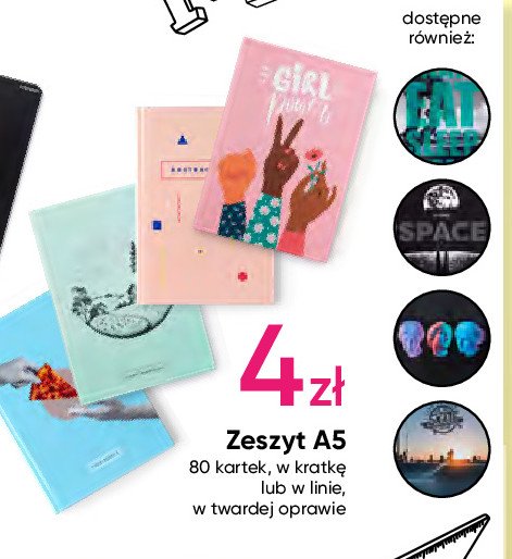 Zeszyt a5 80 kartek linia promocja